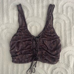 Urban Outfitters Mesh Crop Top